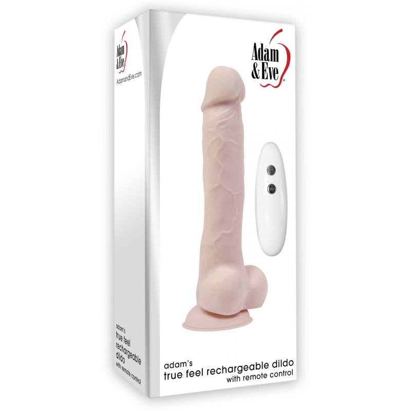 Gode réaliste vibrant True Feel avec télécommande 14 x 4 cm