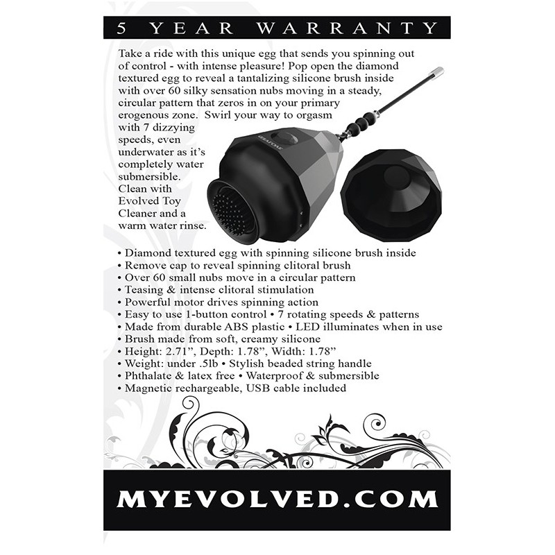 Stimulateur de clitoris Spinning O 7 Rotations