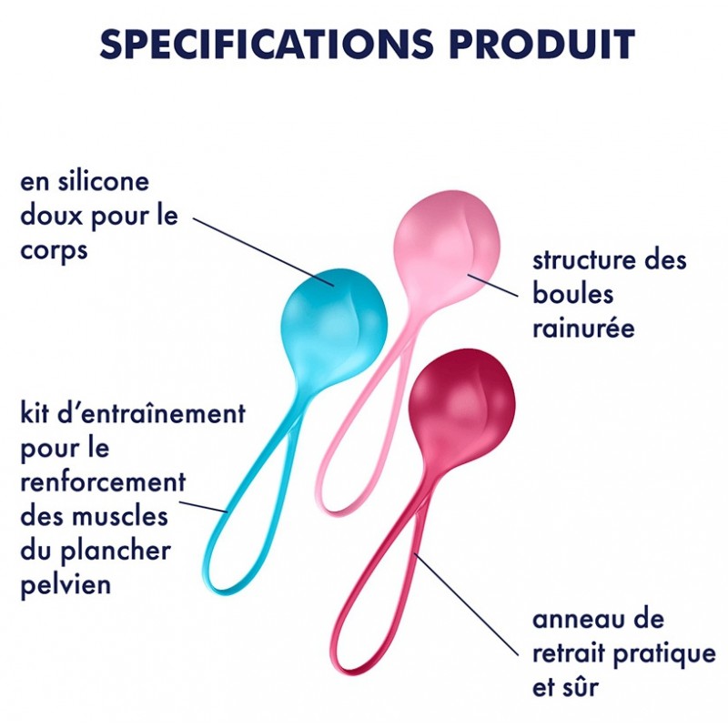 Notice Kit de 3 boules de geisha - Satisfyer