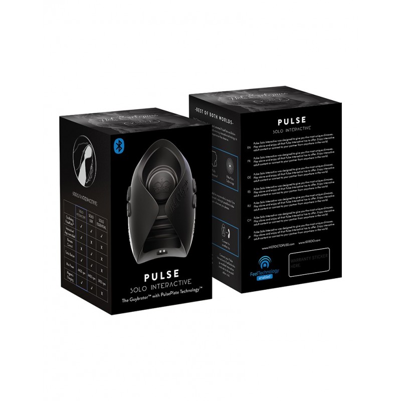 KIIROO & Hot Octopuss - Pulse Solo - Masturbateur Interactif - Noir