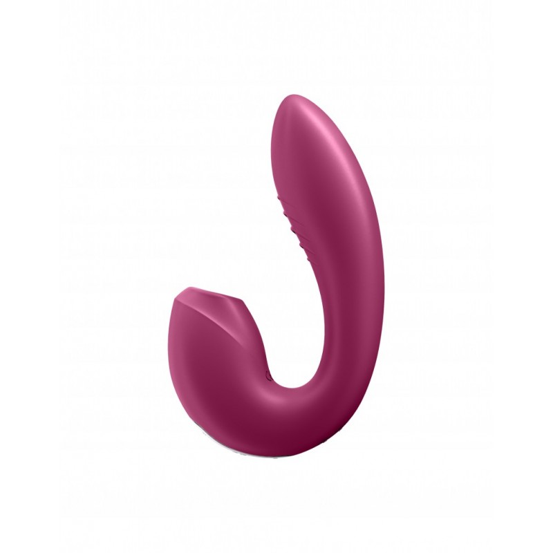 Satisfyer - Sunray - Vibromasseur Air Pulse + Point G - Berry