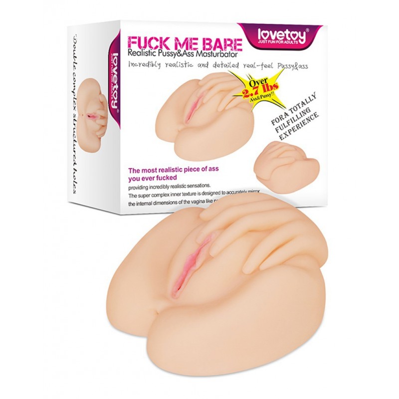 Love Toy - F*ck Me Bare Realistic Pussy & Ass Masturbator