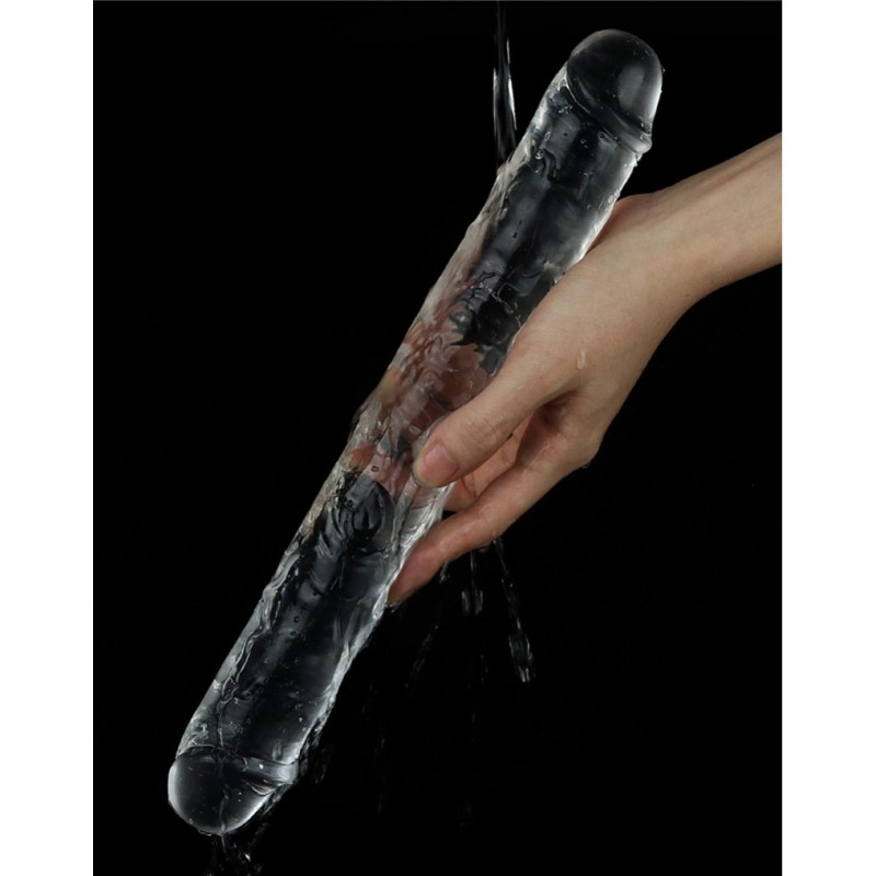 Love Toy - Flawless Clear Double Dildo 30 cm