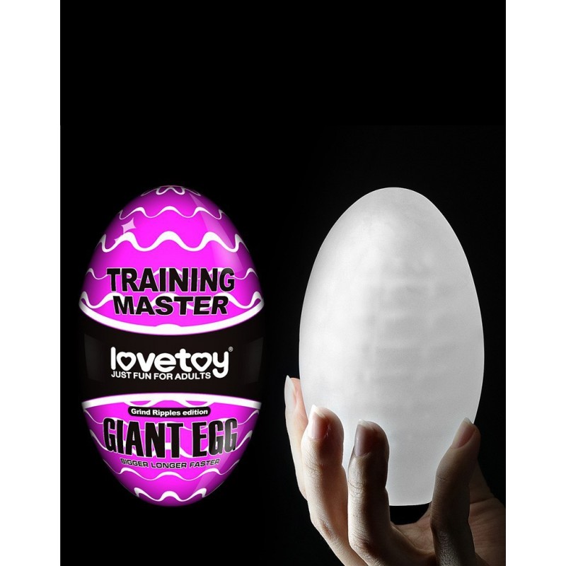 Oeuf Masturbation de Masturbation Géant - Grind Ripples Edition - Love Toy