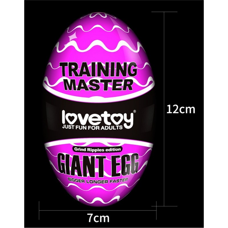 Oeuf Masturbation de Masturbation Géant - Grind Ripples Edition - Love Toy