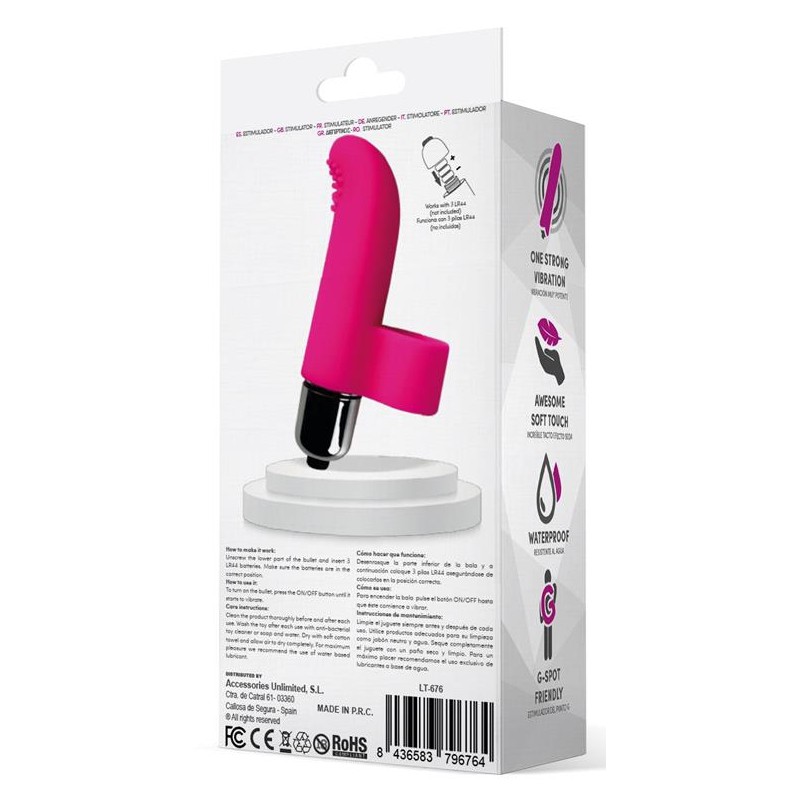 Stimulateur de clitoris Fingy Rose