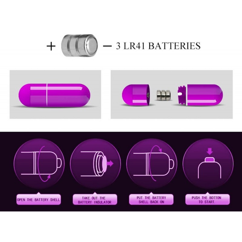 Doigt Vibrant Maxwell Pretty Love Violet