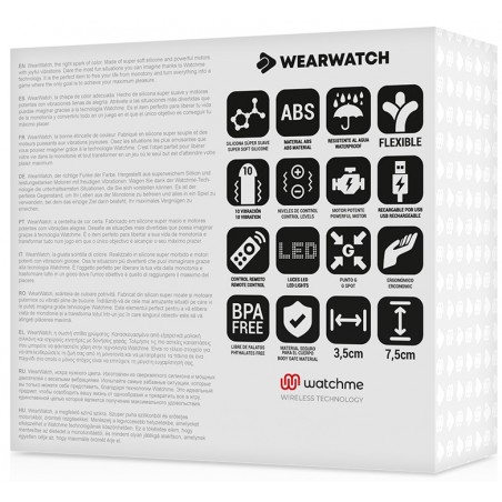Oeuf vibrant sans fil - Egg Watch 7.5 x 3.5cm Rose - WEARWATCH