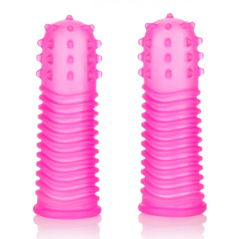 Gaine pour Doigt Finger Tingler Rose x2