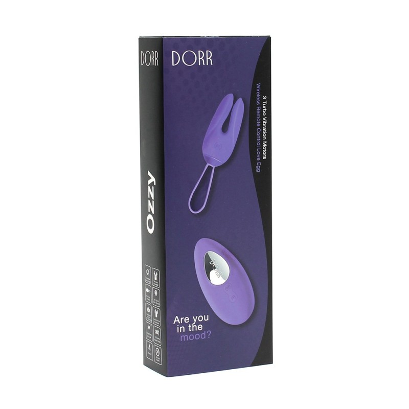 Oeuf Vibrant + Vibrant à porter - DORR - Ozzy - Rabbit - Violet