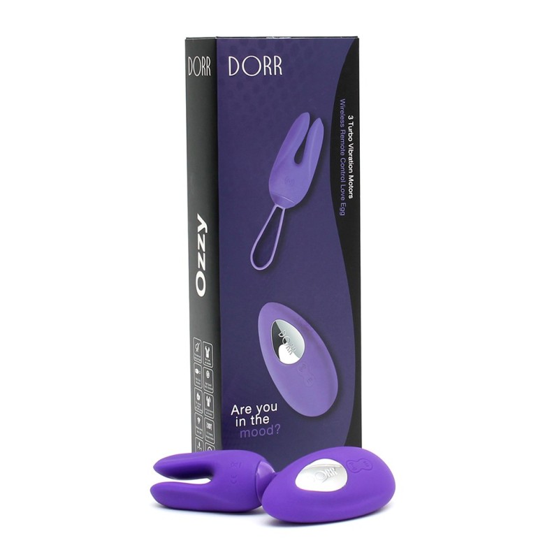 Oeuf Vibrant + Vibrant à porter - DORR - Ozzy - Rabbit - Violet