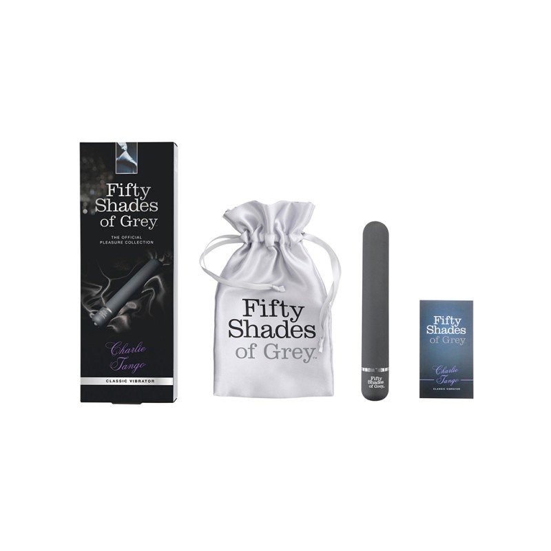 Vibromasseur classique 50 Nuances de Grey - Charlie Tango New