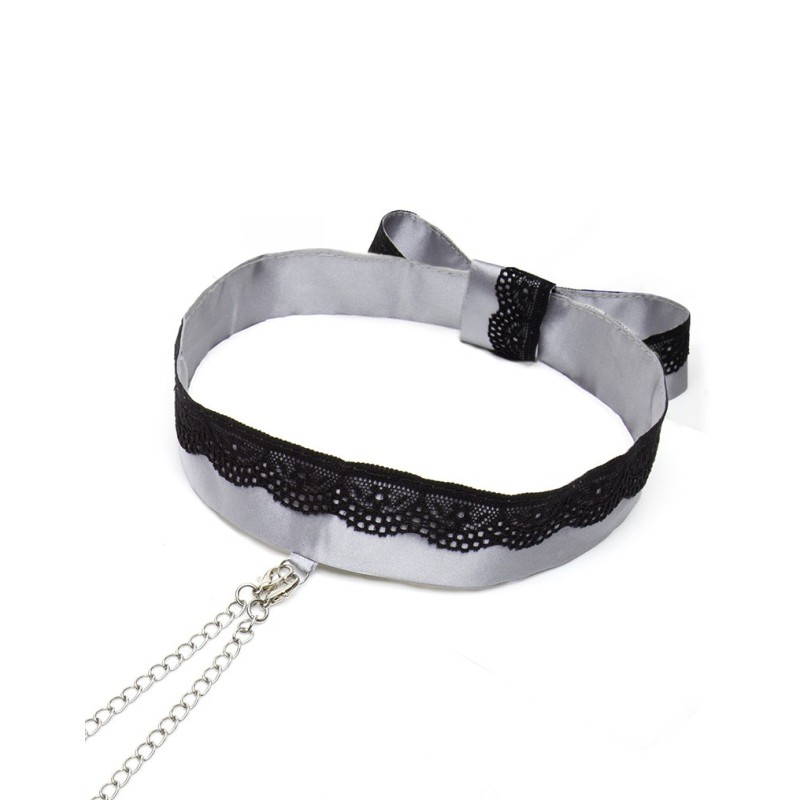 50 Nuances de Grey - Collier satin et dentelle