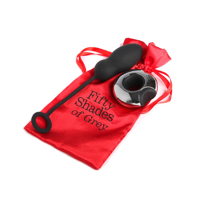 Oeuf Vibrant télécommandé - Vibrations implacables - 50 Nuances de Grey - Fifty Shades etui