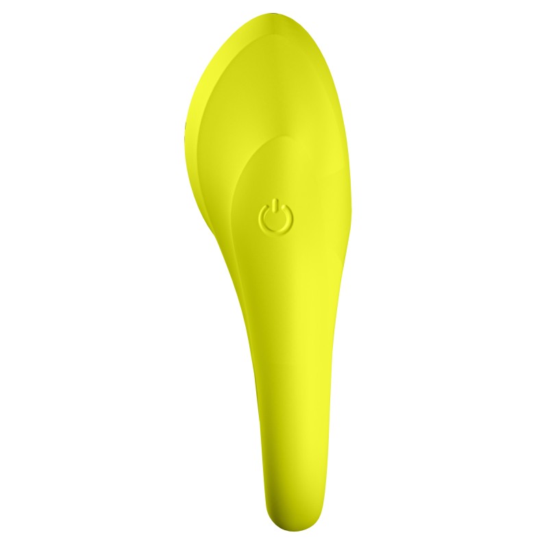 Cockring vibrant - Spectacular Duo Jaune - Satisfyer