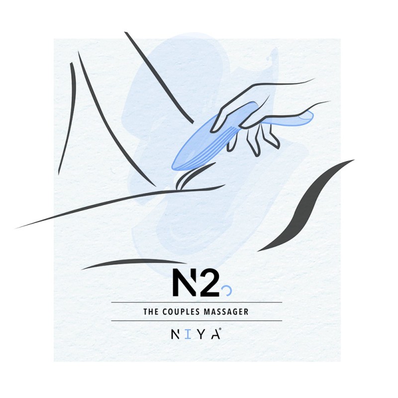 demo Vibromasseur Couple - Bleu Clair - NIYA 2 - NIYA