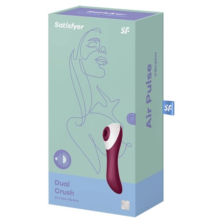 Stimulateur de clitoris - DUAL CRUSH 16cm - Satisfyer