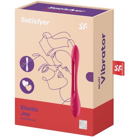 Sextoys Multi-vibrateur - Elastic Joy Satisfyer Rouge