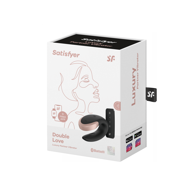 Stimulateur connecté Couples - Double Love Luxury - SATISFYER