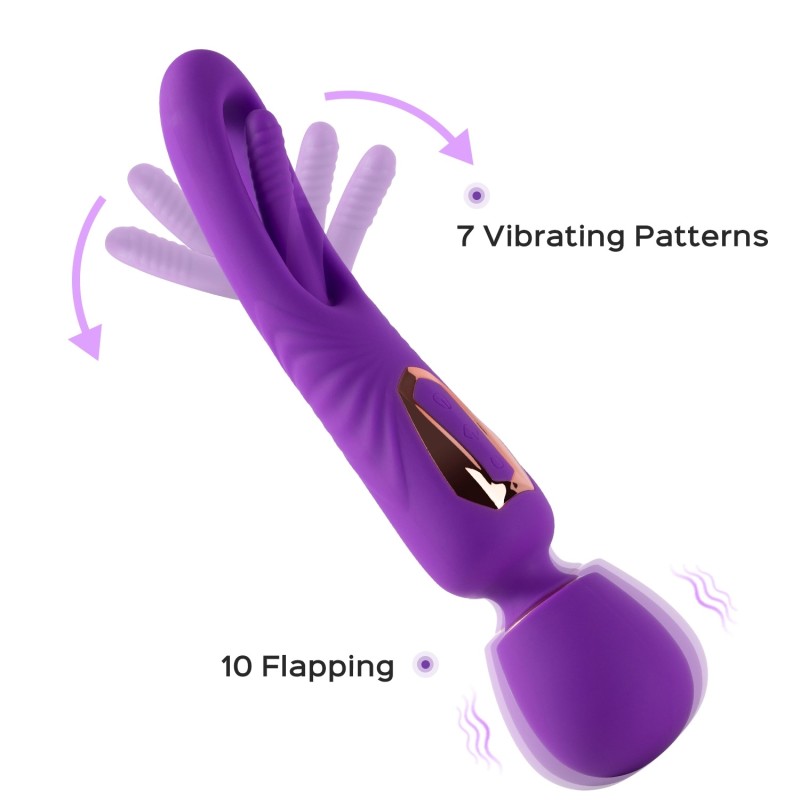 Tapotement du Point G - Baguette de Massage Vibrante et Stimulateur de Point G - Di-Orgasm - Honey Playbox