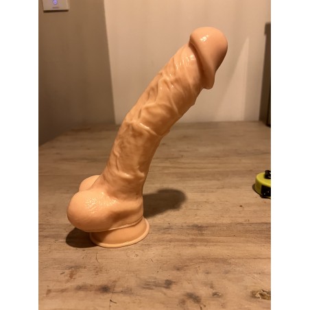 Gode Dildo Ultra Réaliste XXL Uncurvé - Godzilla - 17x5cm - By Créateur de Plaisirs