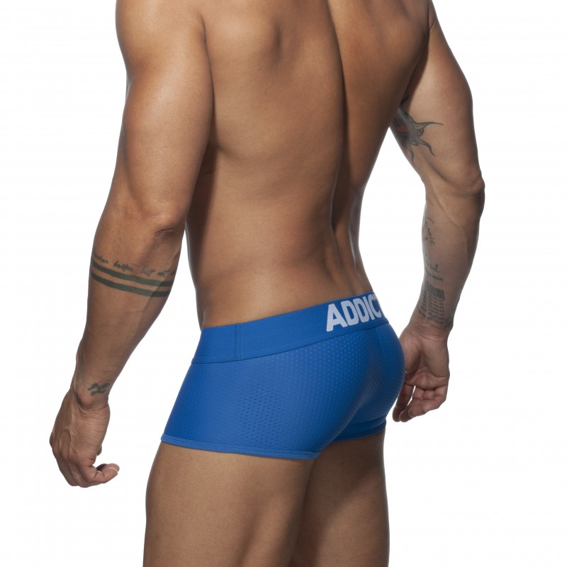 BOXER PUSH UP MESH Bleu Royal - Addicted