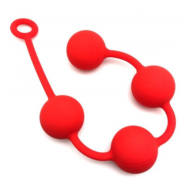 Boules anales Quatuor Rouge 5cm